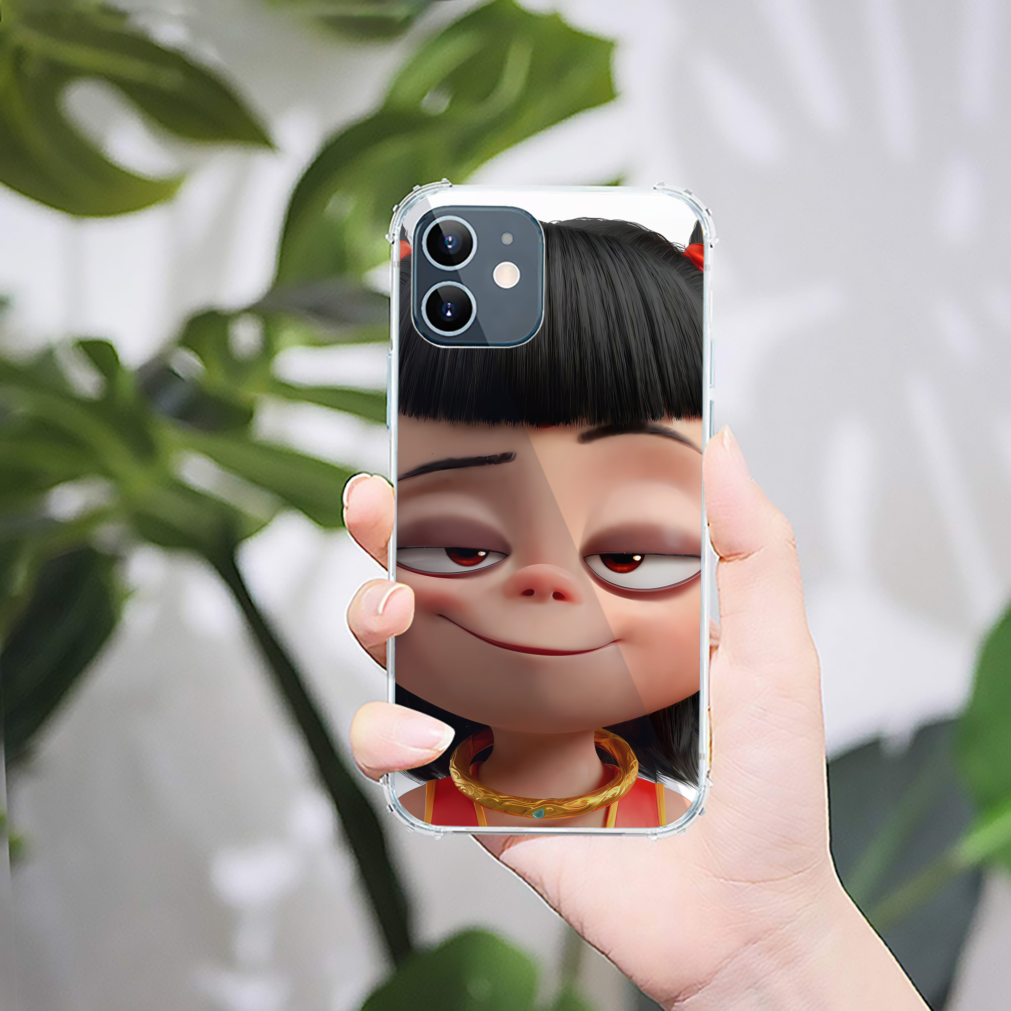 （画像用） Ne Zha 2 ナタ 魔童の大暴れ 【iPhone 12シリーズ対応】透明スマホケース（クリアソフトケース）
